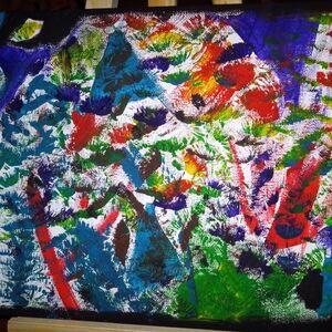 Abstract Colorful Canvas Art